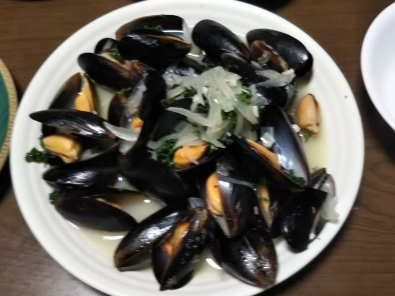 ムール貝の白ワイン蒸し