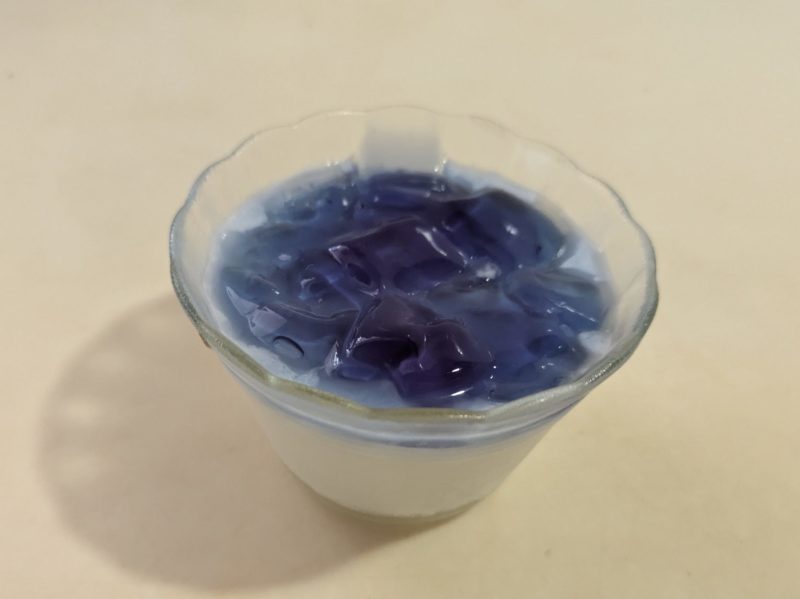 紫陽花パンナコッタ